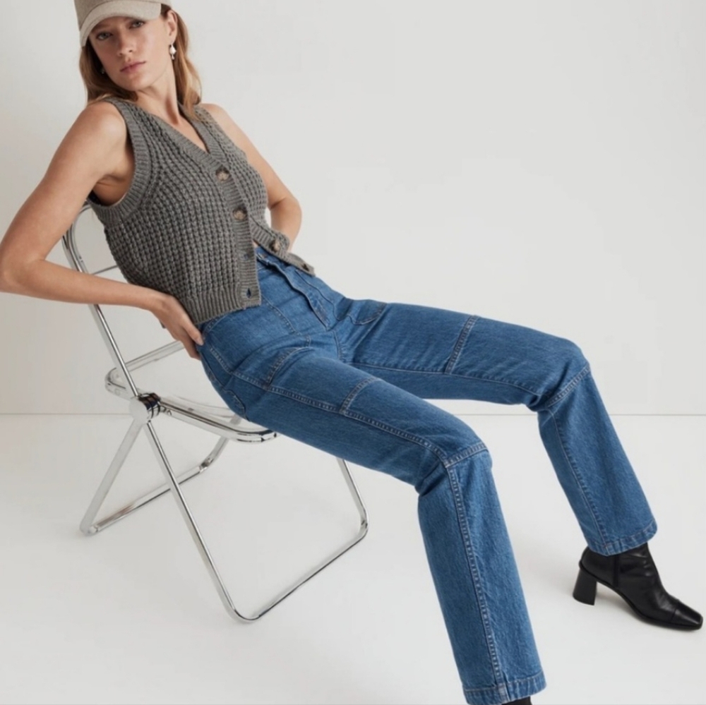 Madewell 90s Straight Utility Jean Fenwood Wash 25